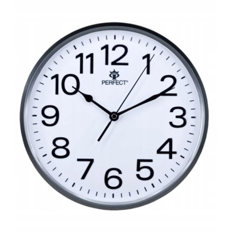 CZYTELNY zegar analogowy cienny Perfect GWL 683