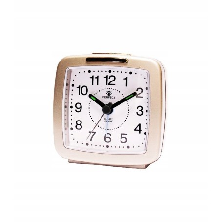 Zegar Budzik kwarcowy PERFECT SQ 952 malutki