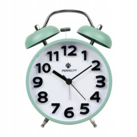 Zegar Budzik kwarcowy PERFECT 11502 GONY ALARM PODWIETLENIE PYN¤CY
