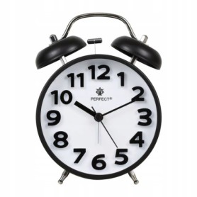 Zegar Budzik kwarcowy PERFECT 11502 GONY ALARM PODWIETLENIE PYN¤CY