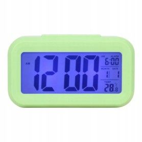 Zegar Budzik kwarcowy PERFECT LED 13701