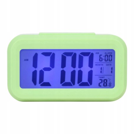 Zegar Budzik kwarcowy PERFECT LED 13701