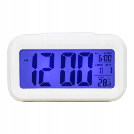 Zegar Budzik kwarcowy PERFECT LED 13701