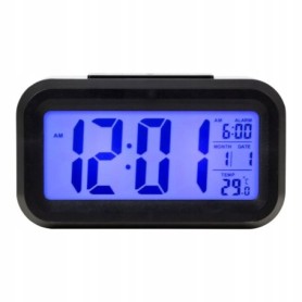 Zegar Budzik kwarcowy PERFECT LED 13701