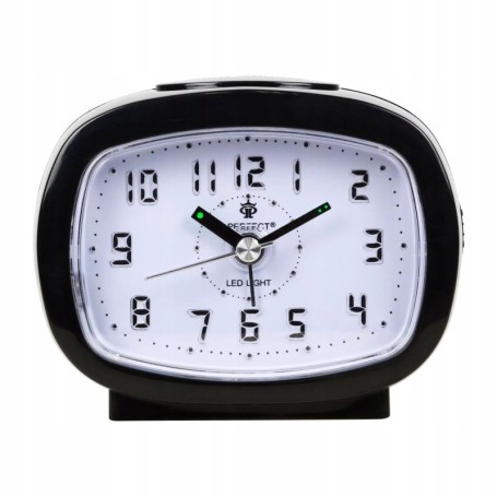 Zegar Budzik kwarcowy PERFECT BB 09007 podwietlenie