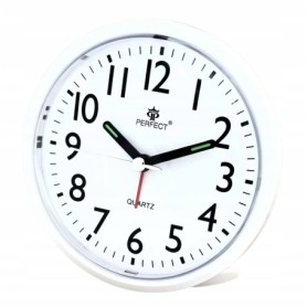 Zegar Budzik kwarcowy PERFECT 2829 ALARM PODWIETLENIE pyn¥cy mechanizm