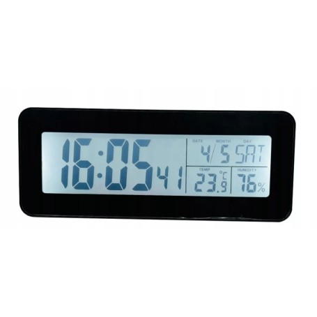 Zegar Budzik kwarcowy PERFECT JB 8202 LCD KALENDARZ