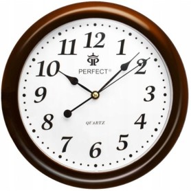 CZYTELNY zegar analogowy cienny Perfect LA 17