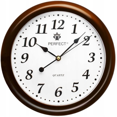 CZYTELNY zegar analogowy cienny Perfect LA 17