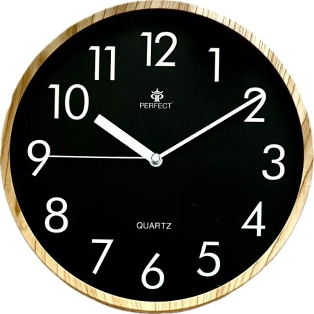 CZYTELNY zegar analogowy cienny Perfect 7125W