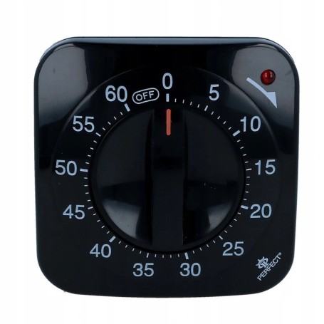 Minutnik analogowy Perfect dioda uchwyt do powieszenia