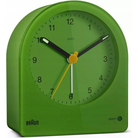 Budzik kwarcowy BRAUN BC22 alarm podwietlenie baterie gratis
