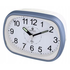 Budzik kwarcowy PERFECT 836 ZEGAR PODWIETLENIE ALARM GONG PYN¤CY MECH