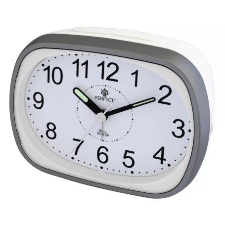Budzik kwarcowy PERFECT 836 ZEGAR PODWIETLENIE ALARM GONG PYN¤CY MECH