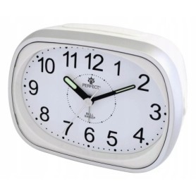 Budzik kwarcowy PERFECT 836 ZEGAR PODWIETLENIE ALARM GONG PYN¤CY MECH