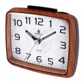Budzik kwarcowy PERFECT 879 ZEGAR podwietlenie ALARM pyn¥cy mechanizm