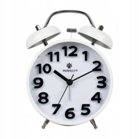 Zegar Budzik kwarcowy PERFECT 11502 GONY ALARM PODWIETLENIE PYN¤CY