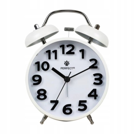 Zegar Budzik kwarcowy PERFECT 11502 GONY ALARM PODWIETLENIE PYN¤CY