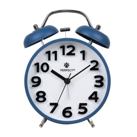 Zegar Budzik kwarcowy PERFECT 11502 GONY ALARM PODWIETLENIE PYN¤CY