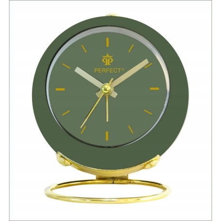 Budzik kwarcowy PERFECT 09010 ZEGAR ALARM pyn¥cy mechanizm