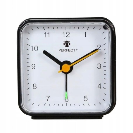 Budzik kwarcowy PERFECT 06701 ZEGAR ALARM pyn¥cy mechanizm