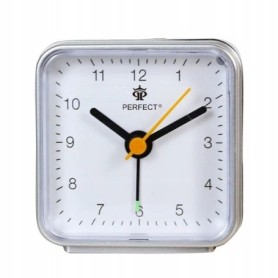Budzik kwarcowy PERFECT 06701 ZEGAR ALARM pyn¥cy mechanizm