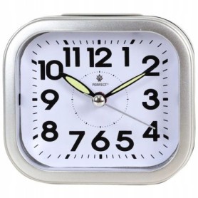 Budzik kwarcowy PERFECT 08006 ZEGAR ALARM DRZEMKA pyn¥cy mechanizm