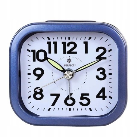 Budzik kwarcowy PERFECT 08006 ZEGAR ALARM DRZEMKA pyn¥cy mechanizm