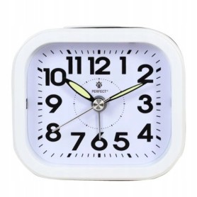 Budzik kwarcowy PERFECT 08006 ZEGAR ALARM DRZEMKA pyn¥cy mechanizm