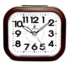 Budzik kwarcowy PERFECT 08006 ZEGAR ALARM DRZEMKA pyn¥cy mechanizm