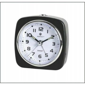 Budzik kwarcowy PERFECT 07507 ZEGAR ALARM DRZEMKA pyn¥cy mechanizm