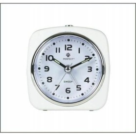 Budzik kwarcowy PERFECT 07507 ZEGAR ALARM DRZEMKA pyn¥cy mechanizm