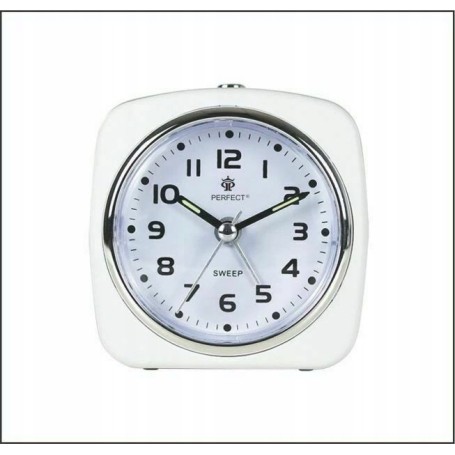 Budzik kwarcowy PERFECT 07507 ZEGAR ALARM DRZEMKA pyn¥cy mechanizm