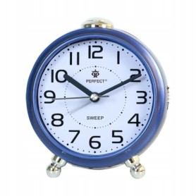 Budzik kwarcowy PERFECT 08902 ZEGAR ALARM DRZEMKA pyn¥cy mechanizm