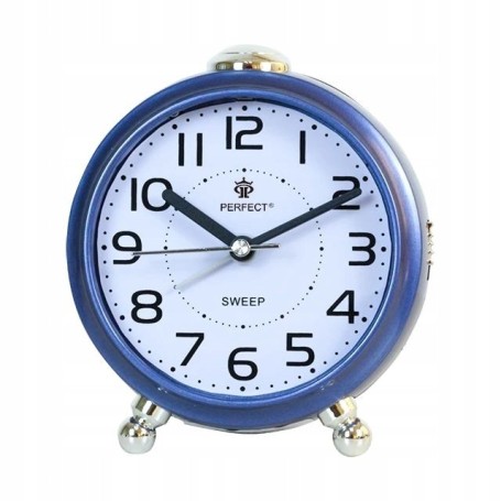 Budzik kwarcowy PERFECT 08902 ZEGAR ALARM DRZEMKA pyn¥cy mechanizm