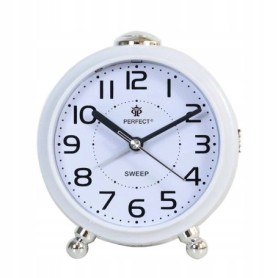 Budzik kwarcowy PERFECT 08902 ZEGAR ALARM DRZEMKA pyn¥cy mechanizm
