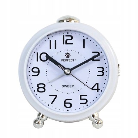Budzik kwarcowy PERFECT 08902 ZEGAR ALARM DRZEMKA pyn¥cy mechanizm