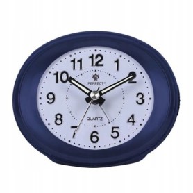 Budzik kwarcowy PERFECT 09101 ZEGAR ALARM DRZEMKA pyn¥cy mechanizm