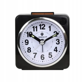 Budzik kwarcowy PERFECT 06602 ZEGAR ALARM DRZEMKA pyn¥cy mechanizm