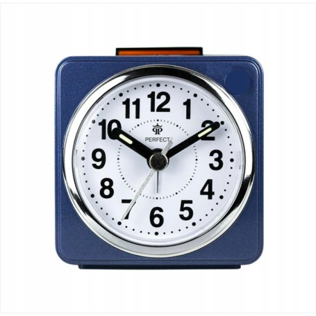 Budzik kwarcowy PERFECT 06602 ZEGAR ALARM DRZEMKA pyn¥cy mechanizm