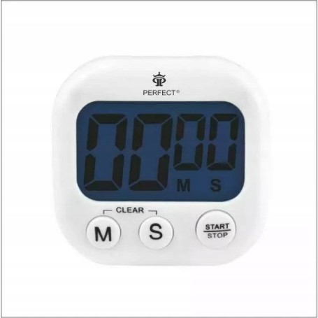 Minutnik cyfrowy LCD Perfect wbudowany magnes + podstawka
