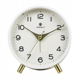 Budzik kwarcowy PERFECT BB 11007 zegar alarm pyn¥cy mechanizm