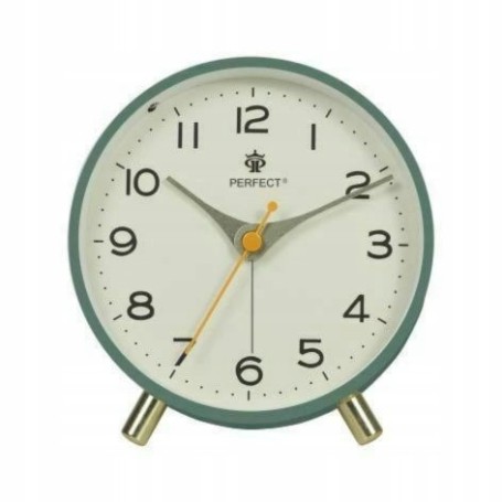 Budzik kwarcowy PERFECT BB 11007 zegar alarm pyn¥cy mechanizm