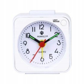 Budzik kwarcowy PERFECT 05508 ZEGAR narastaj¥cy ALARM pyn¥cy mechanizm