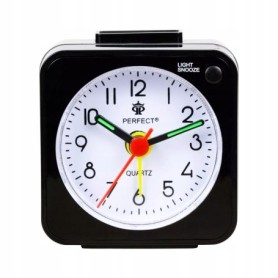 Budzik kwarcowy PERFECT 05508 ZEGAR narastaj¥cy ALARM pyn¥cy mechanizm
