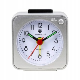 Budzik kwarcowy PERFECT 05508 ZEGAR narastaj¥cy ALARM pyn¥cy mechanizm