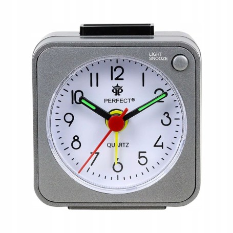 Budzik kwarcowy PERFECT 05508 ZEGAR narastaj¥cy ALARM pyn¥cy mechanizm