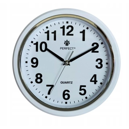 Czytelny zegar cienny analogowy PERFECT 5841