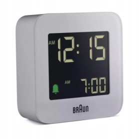 Budzik BRAUN BC08 alarm podwietlenie LCD