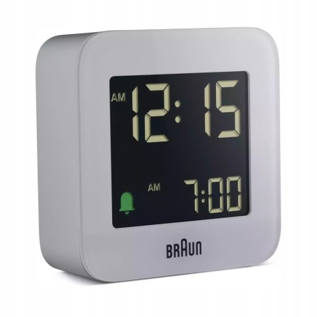 Budzik BRAUN BC08 alarm podwietlenie LCD